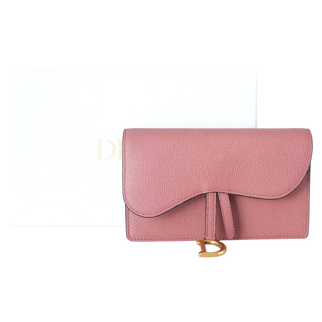 CHRISTIAN DIOR(USED)크리스찬디올 새들 레더 벨트 파우치